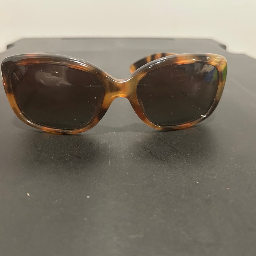Brown Rectangular Tortoiseshell Sunglasses - image 6